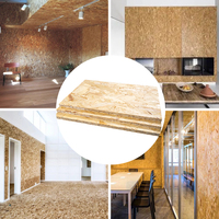 Panneaux de bois OSB structurels OSB3, bois isolé, panneau de support pour cuisine, chambre à coucher, salle de bain, sous-plancher et isolation