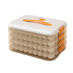 Popular 5-layer Eco-Friendly Lightweight Waterproof 8 Compartment Square Plastic Food <b>Storage</b> Container Stackable <b>Kitchen</b> - Product Image 2