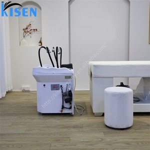 Kisen Multi-showerhead Shampoo Basin Massage Table Pipeless Head Therapy Machine with Water tank <b>Heater</b> Steamer - Product Image 4