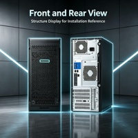 10核立式塔式企业服务器，64GB DDR4 RAM，用于办公存储和数据库操作