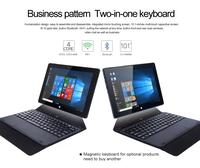 Neues 10,1 Zoll Bildungs-2-in-1-Tablet Windows 10 Netbook Laptops Kinder-Studenten-Lern-Laptop Notebook