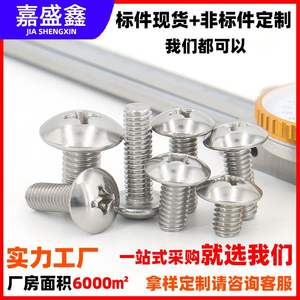 Tornillos de máquina de cabeza plana grande, estándar británico, de acero inoxidable 304, 4 # -6 # Paraguas Americano 101/4 Tm - Product Image 2