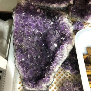 Lizhen — cristaux de guérison de grande taille, feng shui, grappe de quartz naturel, géode d'améthyste violette, pour décoration de la maison, nouvel arrivage - Product Image 6