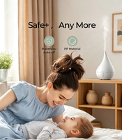 Diffuseur d'huiles essentielles pour la maison, diffuseur d'aromathérapie, humidificateur silencieux à brume froide pour chambre à coucher, bureau