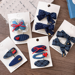 Набор заколок MIO Sweet для девочек, 2/3 шт. в комплекте: заколки-бабочки, заколки-вишенки, заколки-гвоздики в клетку и заколки-сердечки - Product Image 6