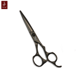 014-55BK 전문 헤어 커팅 가위 블랙 컬러 풀 한 스타일리스트 뷰티 살롱 헤어 가위 CNC YONGHE - Product Image 2
