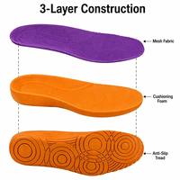 Semelles orthopédiques personnalisées en PU, faible MOQ, OEM, respirantes, soutien de la voûte plantaire, absorption des chocs, amorti à haute résilience, pour chaussures de travail et de course, unisexe