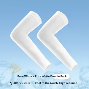 ปลอกแขนกีฬากลางแจ้ง <span class=keywords><strong>Xtep</strong></span> แห้งเร็ว ระบายอากาศ ป้องกันแสงแดด ผ้าไหมน้ำแข็งแท้ ป้องกันรังสียูวี ปลอกแขนปั่นจักรยาน - Product Image 4