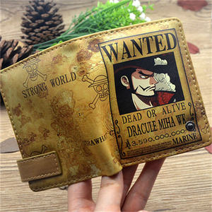 Portefeuilles courts à monnaie de 7 styles, porte-monnaie en PU d'anime, WANTED DEAD or ALIVE Nika Luffy 1 PIECE, femmes, hommes, enfants, porte-cartes d'anime - Product Image 4