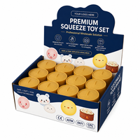 Jouets Mochi Squishy Personnalisés en Gros, Jouets à Presser Kawaii en Forme de Boule, Cadeaux Anti-Stress pour Événements d'Entreprise, Jouets Sensoriels Souples en TPR