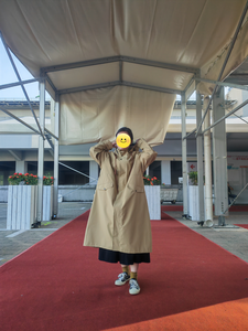 Femmes respirant long imperméable personnalisé imperméable mode kaki vent manteau disjoncteur Trench <span class=keywords><strong>corée</strong></span> <span class=keywords><strong>du</strong></span> <span class=keywords><strong>sud</strong></span> <span class=keywords><strong>japon</strong></span> Style coupe-vent - Product Image 2