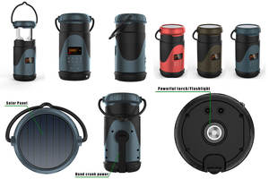 Radio d'urgence domestique DF583, radio météo NOAA WB AM FM, radio solaire à manivelle, haut-parleur Bluetooth 5.2, lanterne de camping - Product Image 2