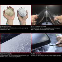 Conception personnalisée en gros TPU TPH Film de protection de peinture de voiture mat anti-UV pour carrosserie