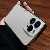   Casing Anti Sidik Jari Anti Benturan Magnetik Nano Matte AG Premium Original untuk iPhone 12 13 14 15 16 Pro Max