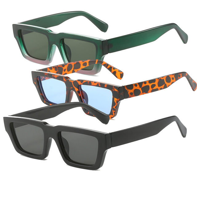 Rectangle Designer Sunglasses Famous Brands Superior Brand Fashion Men'S Shades Trendy Retro Sun Glasses