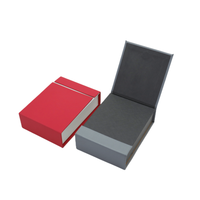 Boîte à parfum personnalisée recyclable avec couvercle magnétique, boîte cadeau en carton rigide de luxe avec gaufrage et doublure en coton