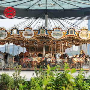 Giostra in Vetroresina Attraente per Parchi Divertimento Interni/Esterni, Carosello per Bambini ad Uso Commerciale - Product Image 2