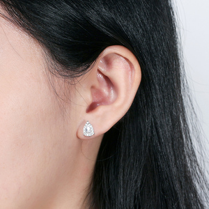 RINNTIN SE317 nueva llegada de circón cúbico pendientes de plata de ley <span class=keywords><strong>925</strong></span>, diseño simple, pendientes de las mujeres - Product Image 6