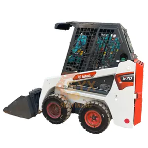 สินค้ามาใหม่ BOBCAT S70 เครื่องขุดขนาดเล็กการทํางานสูงคุณภาพสูงรถตักล้อยางพร้อม CE ในสต็อกเพื่อขาย