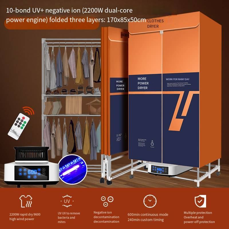 Orange 10 keys fold to enlarge three layers