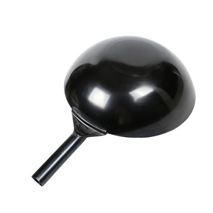 <span class=keywords><strong>Wok</strong></span> en fonte pré-assaisonné à poignée unique, forme ronde, pour la cuisine - Product Image 2