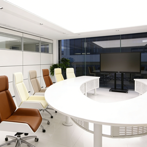 Muebles <span class=keywords><strong>de</strong></span> Oficina con Diseño <span class=keywords><strong>de</strong></span> Ciencia y Tecnología, Escritorio <span class=keywords><strong>de</strong></span> Comando Ajustable Multifuncional <span class=keywords><strong>en</strong></span> Forma <span class=keywords><strong>de</strong></span> <span class=keywords><strong>U</strong></span>, <span class=keywords><strong>Mesa</strong></span> <span class=keywords><strong>de</strong></span> Conferencias Inteligente - Product Image 3