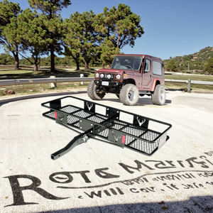 Nuevo Portaequipajes de Acero al Carbono Cromado Impermeable para Montaje en Enganche de Coche, Camioneta, SUV, Furgoneta, Carga Máxima de 500 lb, Receptor de 2 Pulgadas - Product Image 1