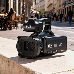 Appareil photo numérique portable 6K haute définition Full HD avec écran tactile de 4 pouces en plastique et autofocus pour la prise de vue de vlogs YouTube - Product Image 1