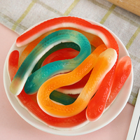 Holeywood Python QQ Gummy Snacks Arena agria opcional Sabor mixto Internet Celebrity Fruity Fruit Sweet para niños Bear QQ Candy
