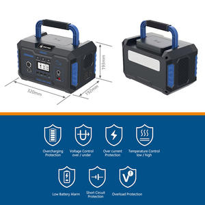 Alimentatore a Batteria per Campeggio Pannelli Solari 1000W Stazione di Alimentazione Portatile Batteria agli Ioni di Litio Onda Sinusoidale Pura Torcia Auto - Product Image 4
