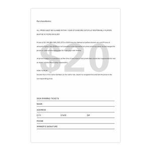 Tarjetas Rasca y Gana de Lotería de Año Nuevo 2025, Diseño Gratuito, Impresión Digital, Muestra de <span class=keywords><strong>Boletos</strong></span> de Lotería Rasca y Gana - Product Image 6