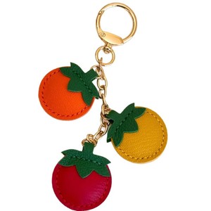Cute cross-border spot fruit orange <b>bag</b> pendant, persimmon auspicious PU pendant, tassel accessory, exquisite <b>bag</b> <b>charm</b> - Product Image 5