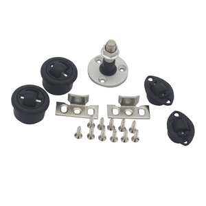 Plateau tournant Dunway Small Cyclone en acier inoxydable, installation facile, accessoires de meubles - Product Image 4