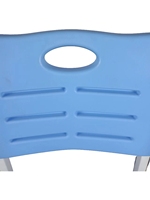 Mobilier scolaire nouveau design en plastique bleu épaissi large dossier étude cours de formation chaise de bureau