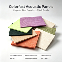Panneaux acoustiques en feutre de haute qualité pour revêtement mural, ignifuges B1, insonorisants, en polyester PET, pour commandes en gros