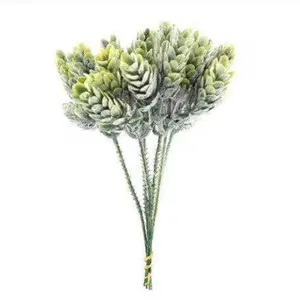 Handmade Artificial Potted Plastic Bouquet Flower Small Green Fejka Plant Pineapple Grass