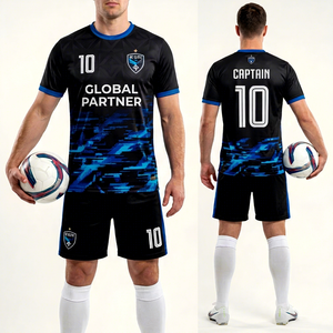 Uniforme de Fútbol Sublimado Personalizado SIBRIN |   Camisetas de Equipo, Pantalones Cortos, Logotipo, Nombre, Número |   Conjunto de Uniforme de Fútbol Sublimado 100% Poliéster - Product Image 1