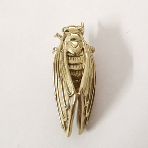 Venta al por mayor de fábrica: Tiradores de latón macizo decorativos con diseño de cicaña para gabinetes, herrajes para muebles con forma de insecto, tiradores de cajones. - Product Image 2