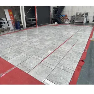 Ubin marmer abu-abu kualitas tinggi Tiongkok untuk penutup lantai dan dinding