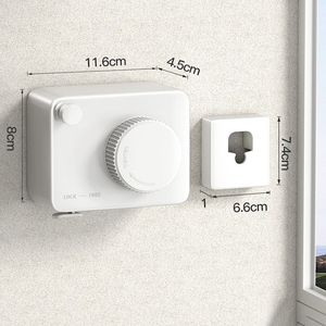 <span class=keywords><strong>Corde</strong></span> <span class=keywords><strong>à</strong></span> <span class=keywords><strong>linge</strong></span> <span class=keywords><strong>rétractable</strong></span> murale en acier inoxydable pour intérieur et extérieur avec cintre – Prix de gros - Product Image 6