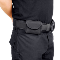Kantong Sarung Tangan Taktis Terlaris 1680D Hitam Bahan Nilon Balistik Nyaman untuk Aktivitas Keamanan