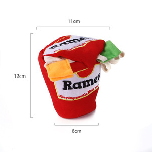 Ramen Noodle Cup Nose Work Interactive Dog <b>Plush</b> Toy <b>Plush</b> Puppy Sniffle|Snuffle|Chew|Puzzle Toy - Product Image 5