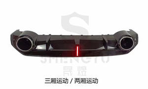 Pièces de pare-chocs de voiture de haute qualité pour <span class=keywords><strong>Audi</strong></span> A3 2021, transformation en <span class=keywords><strong>RS3</strong></span>, comprenant l'ensemble du pare-chocs avant avec calandre, diffuseur arrière et sorties d'échappement - Product Image 2