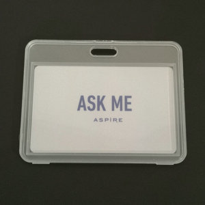 Linh Hoạt Trong Suốt Nhựa Cứng Đa Id Chủ Thẻ Rõ Ràng PP ID Trường Hợp Thẻ - Product Image 1