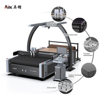 Máquina de Corte Automática AOL para Cuero, Textil No Tejido y Fibra de Carbono con Tres Años de Garantía