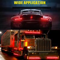 Feux de freinage, de stop, de clignotant et de position latérale à LED 12V 24V pour voiture, camion et remorque, barre lumineuse d'avertissement LED, lampe de stop pour camion