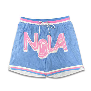 Pantalones Cortos de Baloncesto Unisex con Bordado Personalizado, Malla Transpirable, 100% Poliéster, Impresión por Sublimación, Tallas Grandes, Secado Rápido, Ropa Urbana - Product Image 2