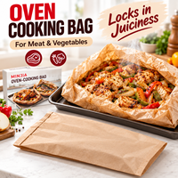 Sacs de cuisson antiadhésifs pour four, sacs à dinde, sacs à rôtir, sacs de cuisson pour poulet rôti, viande, pain, légumes, utilisation au micro-ondes, cuisson à la vapeur, stockage domestique