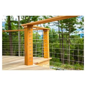 Système de balustrade en câble métallique flexible Prima, acier inoxydable 316, <span class=keywords><strong>pour</strong></span> balcon et terrasse courbes - Product Image 3