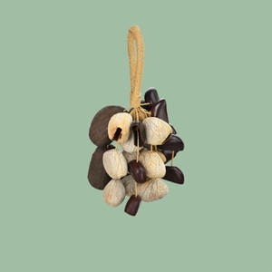Campana de Viento Colgante de Frutas Secas Naturales al por Mayor, Instrumento de Percusión para Baño Sonoro y Decoración Boho para Bolsos - Product Image 6